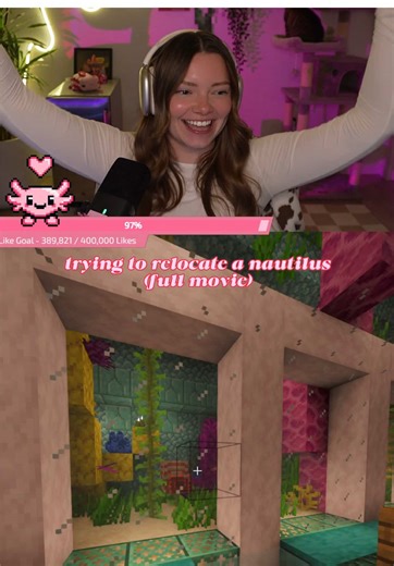 Welcome Home Lydia: Stunning Minecraft Water Elevator Build