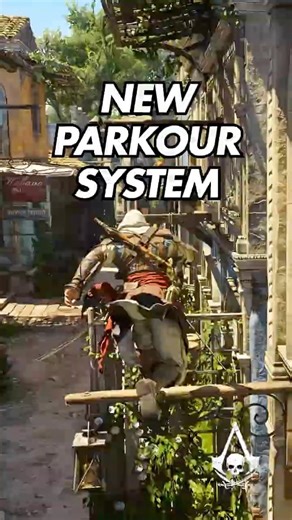 AC Black Flag Parkour Just Got FIXED! Black Flag Resynced Traversal Gameplay