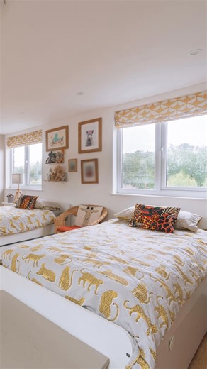 This rear extension completely opens up the home, creating a light-filled kitchen and dining space with a cleverly hidden utility area. The glazing and material choices add warmth and character, allowing the space to feel both modern and welcoming. Upstairs, the loft conversion provides a generous children’s bedroom, a calm ensuite, and a practical study area perfectly positioned at the top of the stairs. Thinking of adding a home extension this year, contact us for a free consultation. - https: