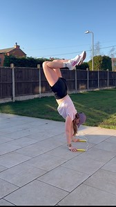 Reminding myself I can still do upside down skills 😆 It just feels harder now! #jumprope #skills #skipping #reels #fun | Jump Rope Sisters