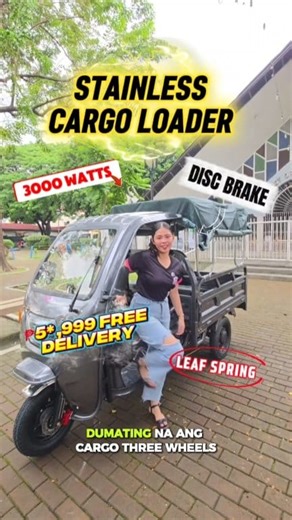 PINAKASULIT AT PINAKA MURANG STAINLESS CARGO LOADER RESTOCK 💪 3000 WATTS! DISC BRAKE! NAKA MOLYE! | Gab’s Ebikes Warehouse Marikina