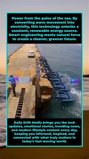 Turning Waves into Clean Power | Daily Drift Media