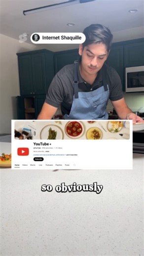 YouTube on Instagram: "see what happens when you let him cook 菱 @internetshaquille thank you for the new channel art"