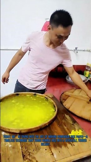 Learn to Craft Homemade Rice Paper | Simple Traditional Food at Home