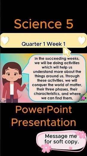 Science 5 Quarter 1 Week 1 - MATATAG Curriculum PowerPoint Presentation