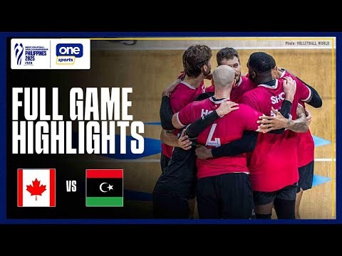 CANADA vs. LIBYA | FULL GAME HIGHLIGHTS | 2025 FIVB MEN'S VOLLEYBALL WORLD CHAMPIONSHIP | SEPT. 13