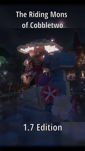 Cobblemon 1.7 riding update on cobbletwo! @Cobbletwo #cobblemon #cobbletwo #minecraft