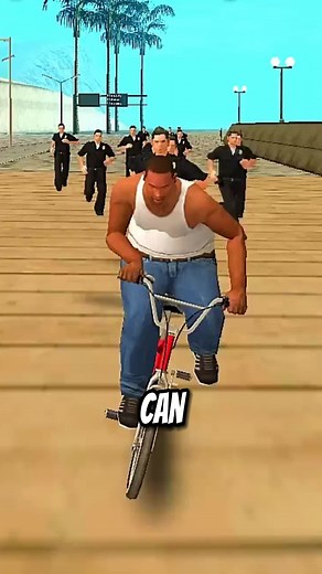 Fat CJ 6 Stars Escape in GTA San Andreas — How He Fails on a Bike