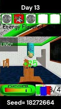 Baldi's Basics Plus Playing a Random Seed Every Day: Day 13/20 #gaming #games