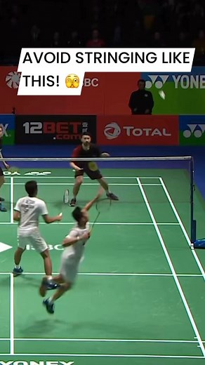 How do you string your rackets? #badminton #badmintonskills #creditstotherightfulownerofthisvideo | BSSB - Sports