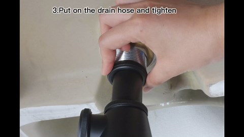 Contemporary Round Bottle P-Trap 1 1/4 - General Standard, Adjustable Bathroom Basin Sink Waste Trap Drain Kit, Matte Black Waste Pipe Assembly