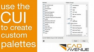 New Video - Tool Palettes In AutoCAD (Custom Palettes)