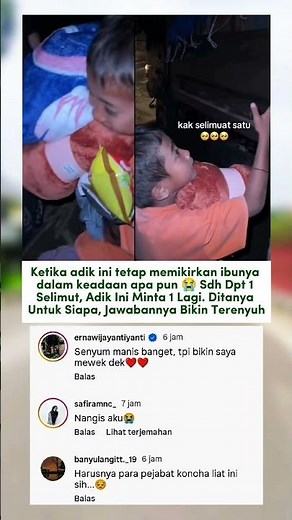 Betapa hebatnya adek ini dari kecil dia sudah meratu kan ibunya 😭 #foryou #shorts #trending #viral