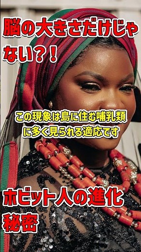 「フローレス原人の秘密と人類の進化」 #人類進化 #ホビット人