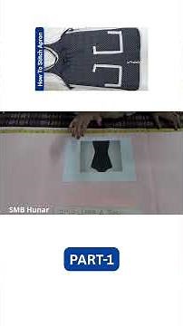 Kitchen Apron Cutting and Stitching | How To Stitch Apron-Easy and Step Wise Tutorial For Beginners