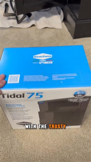 Installing the Seachem Tidal 75 Filter! #water #plants #fish #hobby #aquarium | Holistic Health Heroes