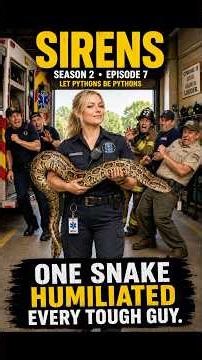 🐍 One Giant Python Breaks Every Tough Guy in the Room丨Sirens #shorts #TVshorts #comedy