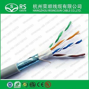 [Hot Item] Cat5e FTP 24AWG Copper Conductor LAN Cable with CPR Test Approval