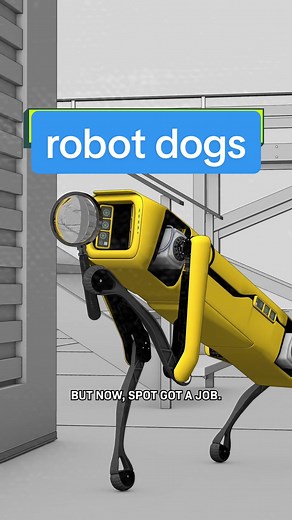 This is Spot, the robot dog from Boston Dynamics. You might’ve seen it in all these viral videos. But now, this robot dog hit a huge milestone… Spot got a new job! A lot of real jobs, actually: At the Purina dog food factory, Spot is inspecting packaging for air leaks. On an oil rig in the Gulf of Mexico, Spot is inspecting equipment for corrosion. In the ancient ruins of Pompeii, Spot is inspecting grave robber tunnels for the Italian police. And in the remains of the Fukushima nuclear power pl