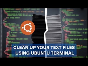 Clean Up Your Text Files Like a Pro Using Ubuntu Terminal!