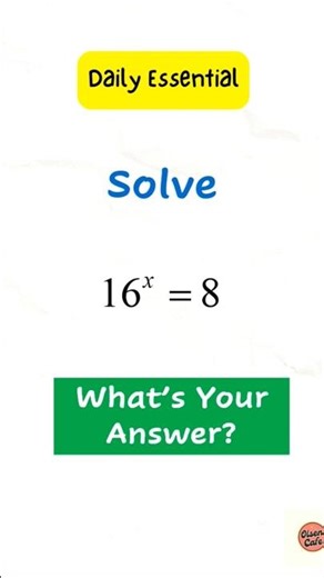 Solve This Without a Calculator!