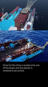 The team at The Ocean Cleanup are able to take plastic pollution out of the Great Pacific Garbage Patch with their innovative System 03. | IFLScience