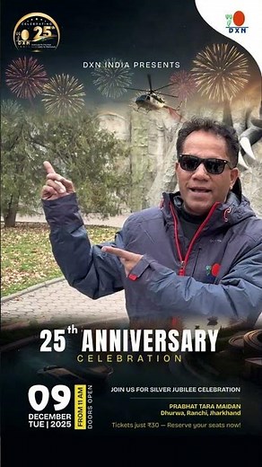 Join us as our Crown Ambassadors invite you to celebrate the legendary DXN Silver Jubilee Era! 🎉