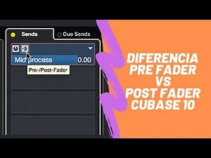 Diferencia PRE FADER y POST FADER en CUBASE 10 | Usarlo en FX's