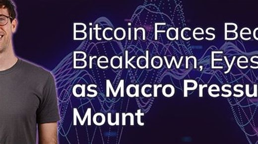 Bitcoin faces bear flag breakdown, eyes $75k as macro pressures mount