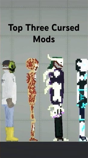 " Top Three Cursed Mods In Melon Sandbox " #melonsanbox #edit