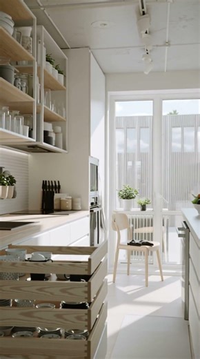 Minimal Kitchen Storage for Small Homes