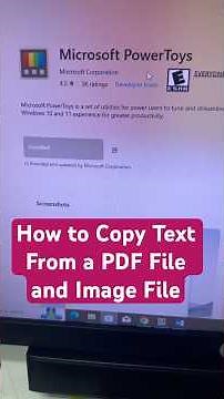 How to copy text from any image using Microsoft Power Toys#shorts#youtube#viral
