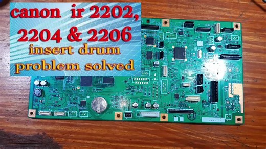 Canon IR 2204 & 2206 Formatter Board Repair Guide