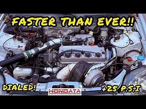 The TURBO Civic Is FLYING! Faster Than Ever! 25+P.S.I And It RIPS!!! 🚀