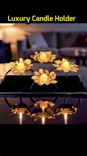 Turn Plastic Spoons into a Luxury Candle Holder 🕯️ #shorts