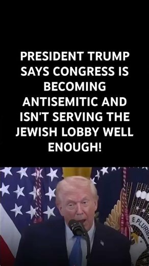 Trump Claims Congress Failing Jews #DonaldTrump#USPolitics#BreakingNews#Congress#PoliticalNews