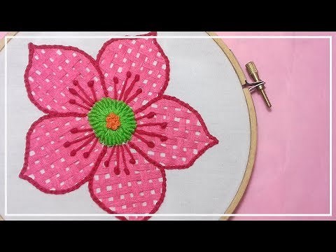 🌸🌸puntadas para bordar🌸🌸flores para bordar🌸🌸bordados a mano paso a paso