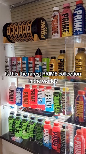 RAREST PRIME COLLECTION IN THE WORLD!#drinkprime #prime #ksi #loganpaul #primehydration | PrimeCreations1