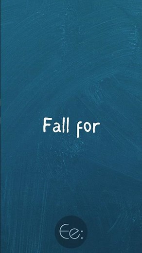 Fall for ❤️ What Does It Mean? by English explained #phrasalverbs #phrases #expression #meaning