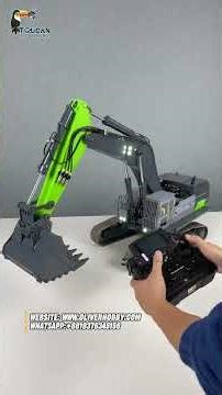 Showing the operation of the 1/12 C395 excavator with Pl18evlite radio