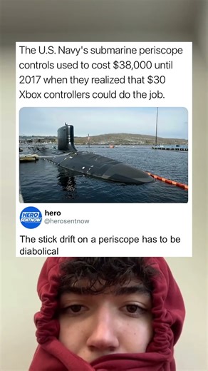 Submarines switched to Xbox controllers in Navy