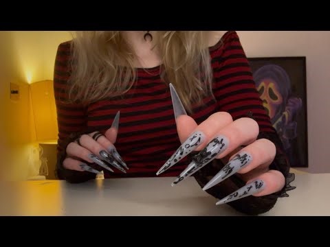 ASMR Table Tapping & Scratching *no talking