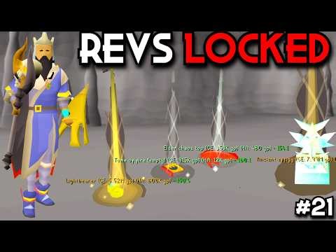 Getting 99 Magic Only In The Rev Caves | OSRS | #21