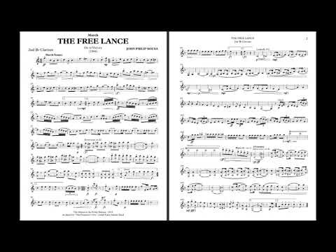 The Free Lance March - Bb CLARINET 2