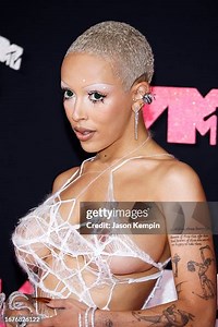 Doja Cat attends the 2023 Video Music Awards at Prudential Center on...