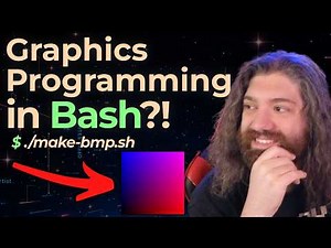 I Created a Bitmap Image using Just Bash! (yes, really) - Graphics Programming in Bash?!