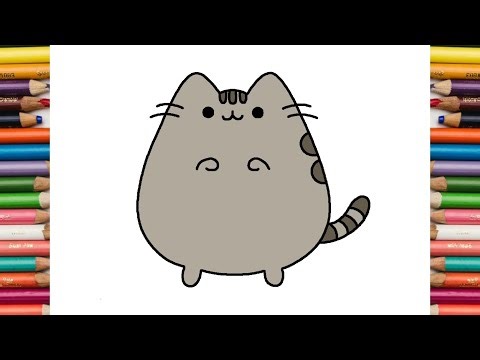 How to Draw Pusheen the Cat | Easy Step-by-Step Kawaii Tutorial