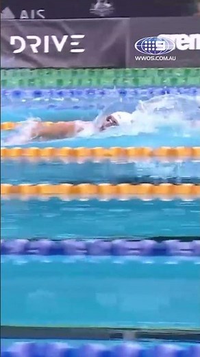 As close as it gets to a new WORLD RECORD for Alexa Leary! 🤯 #9WWOS #AusSwimTrials