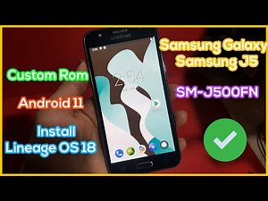 Install Lineage OS 18 on Samsung J5 2015 (SM-J500FN) | Install Stable Custom Rom Android 11