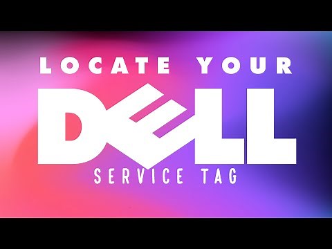 How to find your Service Tag on Dell Laptops - (And lookup replacement parts for your Dell)